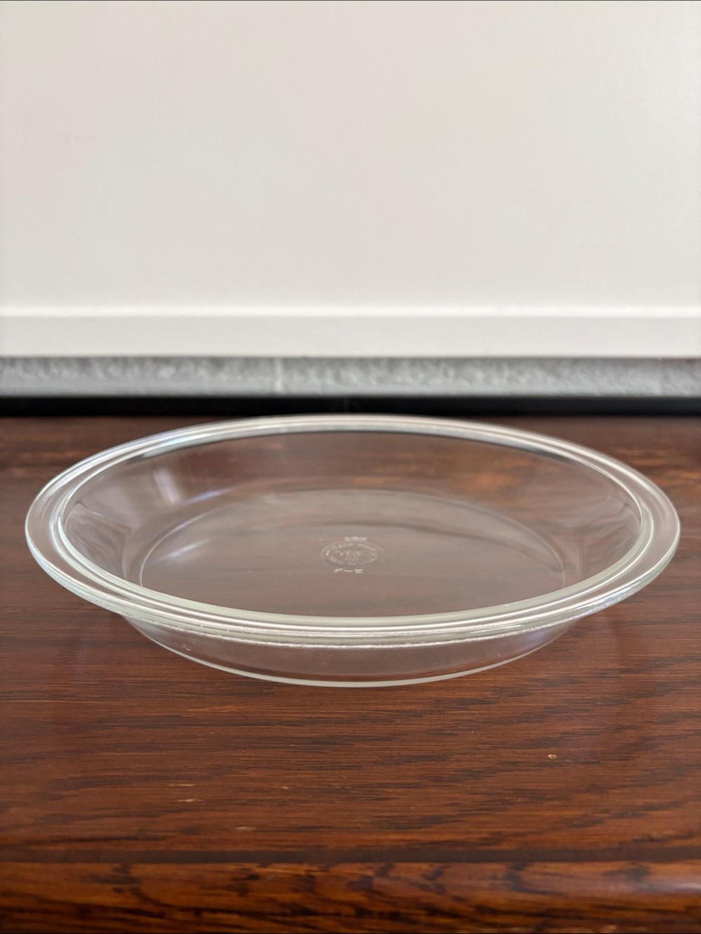 VTG PYREX #209 F-2 Clear Glass Pie Pan Plate Dish